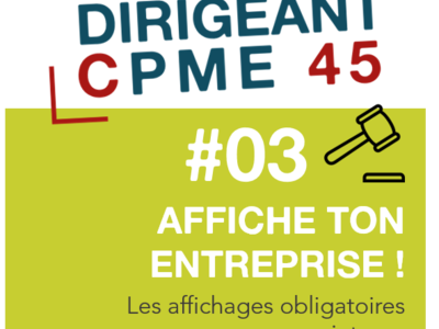 Les inscriptions sont ouvertes pour la session #03 du Parcours Dirigeant CPME 45